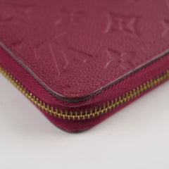 Louis Vuitton Burgundy Empreinte Long Wallet