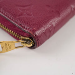 Louis Vuitton Burgundy Empreinte Long Wallet