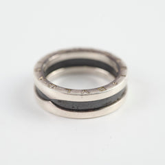 Bvlgari Save The Children Ring Silver Size 56