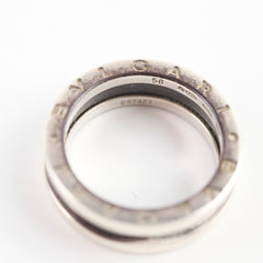 Bvlgari Save The Children Ring Silver Size 56
