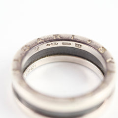 Bvlgari Save The Children Ring Silver Size 56