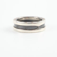 Bvlgari Save The Children Ring Silver Size 56