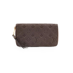 Louis Vuitton Empreinte Zippy Long Wallet Chocolate
