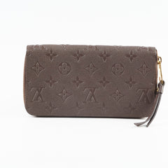Louis Vuitton Empreinte Zippy Long Wallet Chocolate
