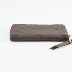 Louis Vuitton Empreinte Zippy Long Wallet Chocolate