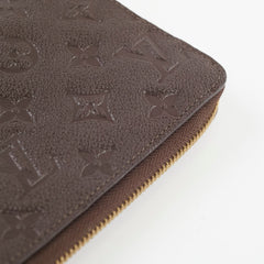 Louis Vuitton Empreinte Zippy Long Wallet Chocolate