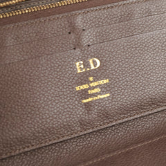 Louis Vuitton Empreinte Zippy Long Wallet Chocolate