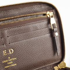Louis Vuitton Empreinte Zippy Long Wallet Chocolate