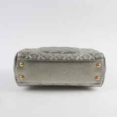 Chanel Small Coco Handle Metallic Silver 28 Series