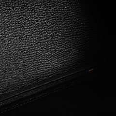Hermes Birkin 25 PHW Epsom Noir N Square Stamp