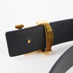 Louis Vuitton Reverse Belt Size 95 Black/Monogram