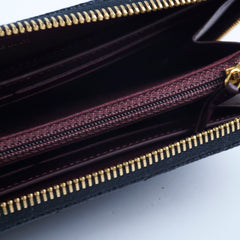 Chanel Zippy Caviar Wallet Black