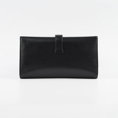 Hermes Bearn Wallet Epsom Black N Square Stamp