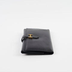 Hermes Bearn Wallet Epsom Black N Square Stamp