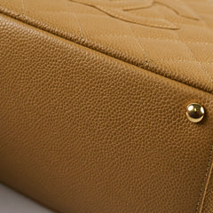 Chanel PTT Petite Timeless Tote Bag Dark Beige Caviar