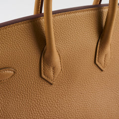 Hermes Birkin 25 GHW Togo Biscuit U Stamp