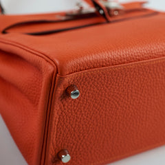 Hermes Kelly 28 Clemence Feu - Y Stamp