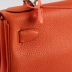 Hermes Kelly 28 Clemence Feu - Y Stamp