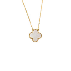 Van Cleef & Arpels VCA Vintage Alhambra Mother of Pearl MOP Necklace