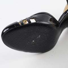 Chanel Patent Heels Black Size 38