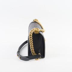Chanel Caviar Old Medium Bag Black Series 28