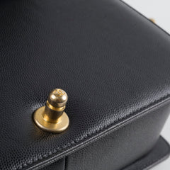 Chanel Caviar Old Medium Bag Black Series 28