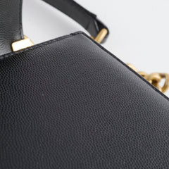 Chanel Caviar Old Medium Bag Black Series 28