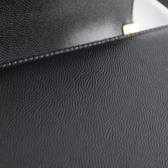 Chanel Caviar Old Medium Bag Black Series 28