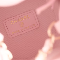Chanel Micro Drawstring Bucket Bag Light Pink Series 32