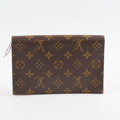 Louis Vuitton Flore Chain Wallet On Chain Monogram Pink