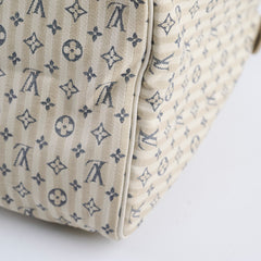 Louis Vuitton Speedy 30 Mini Lin Fabric Bag Cream