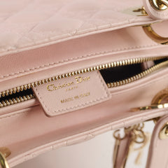Christian Dior Medium Lady Dior Pink