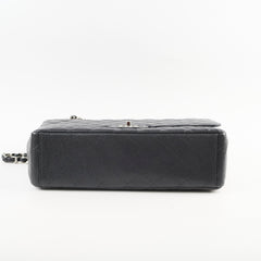 Chanel Caviar Maxi Single Flap Black Series 13