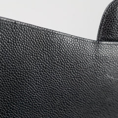 Chanel Caviar Maxi Single Flap Black Series 13