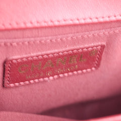 Chanel Old Medium Lambskin Red Series 19