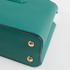 Louis Vuitton Capucines Mini with Exotic Handle and Strap Greenn 2024