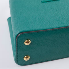 Louis Vuitton Capucines Mini with Exotic Handle and Strap Greenn 2024
