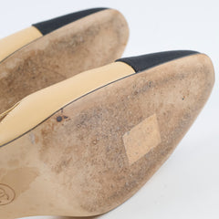 Chanel Pumps Slingbacks Beige Size 37.5