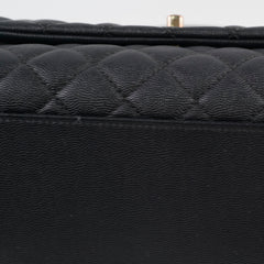 Chanel Medium COCO Handle Caviar Black