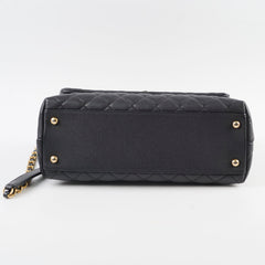 Chanel Medium Coco Handle Black Caviar