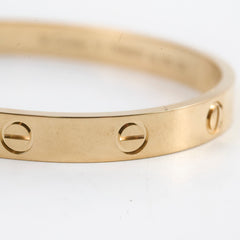 HOLD-Cartier Love Bracelet Size 17 Yellow Gold 2024