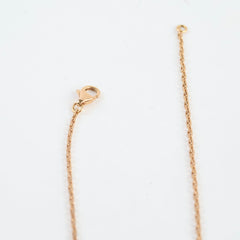 Cartier Circle Love Necklace Rose Gold