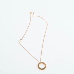 Cartier Circle Love Necklace Rose Gold
