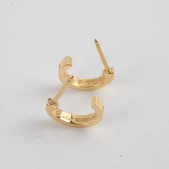Cartier Love Hoop Earrings Small Model Yellow Gold 2021