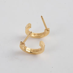 Cartier Love Hoop Earrings Small Model Yellow Gold 2021