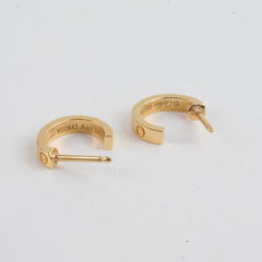 Cartier Love Hoop Earrings Small Model Yellow Gold 2021