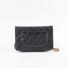 Chanel Wallet On Chain WOC Caviar Black