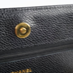 Chanel Wallet On Chain WOC Caviar Black