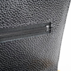 Chanel Wallet On Chain WOC Caviar Black