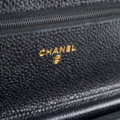 Chanel Wallet On Chain WOC Caviar Black